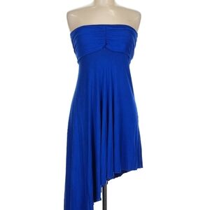 Elan Elegant Blue Strapless Dress
